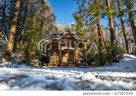 Kanoyama Swan Shrine Snow 67567349