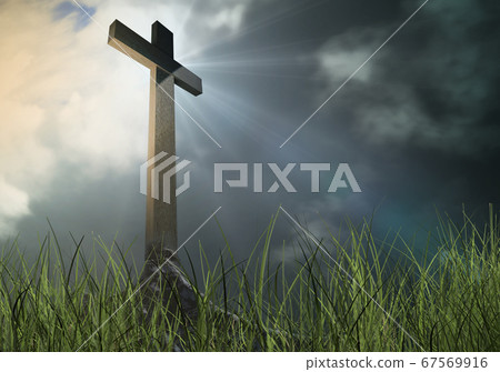 Wooden cross 67569916