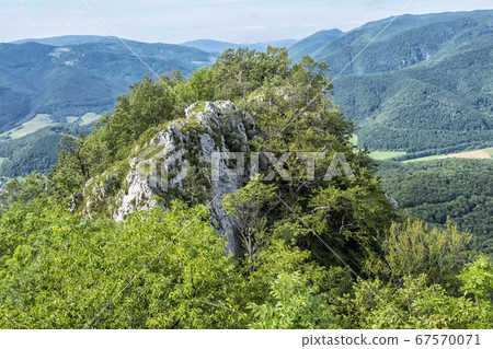 Ciganka hill from Muran castle ruins, Slovakia Ciganka hill from Muran castle ruins, Slovakia 67570071