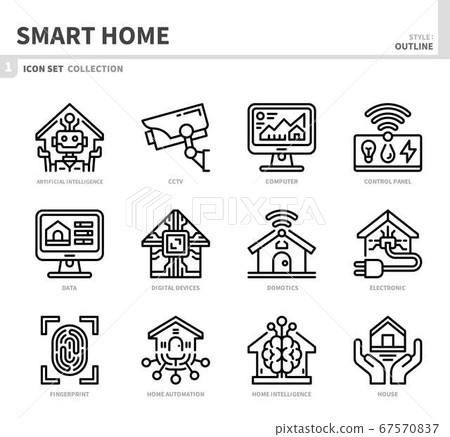 smart home icon set smart home icon set 67570837