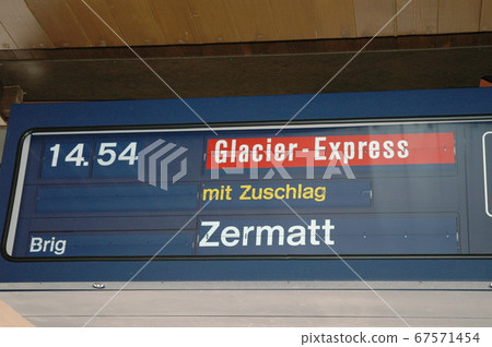 Switzerland, Zermatt, Glacier Express Train Information Switzerland, Zermatt, Glacier Express Train Information 67571454