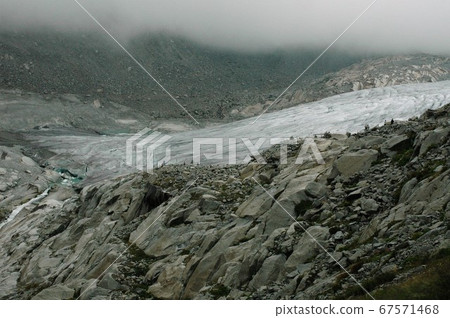 Switzerland, Furka Pass, Rhone Glacier Switzerland, Furka Pass, Rhone Glacier 67571468