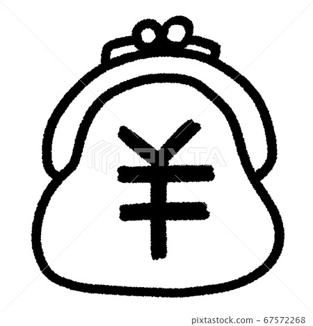 Yen mark purse (hand-drawn icon) Yen mark purse (hand-drawn icon) 67572268