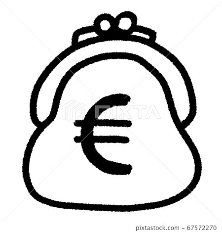 Euro mark purse (hand drawn icon) Euro mark purse (hand drawn icon) 67572270