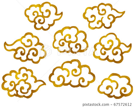 金雲水彩風格線條畫插圖集 金雲水彩風格線條畫插圖集 67572612