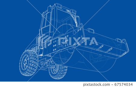 Construction machine. Asphalt compactor 67574034