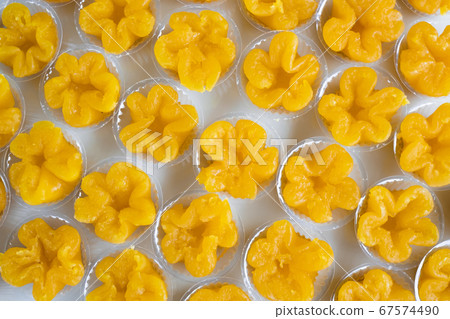 Traditional Thai desserts , "Thong Yip" , one of Traditional Thai desserts , "Thong Yip" , one of 67574490