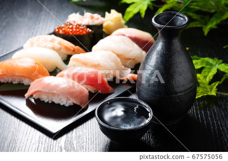 Sake black background luxury 67575056