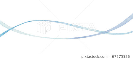 Blue line material - Stock Illustration [67575526] - PIXTA