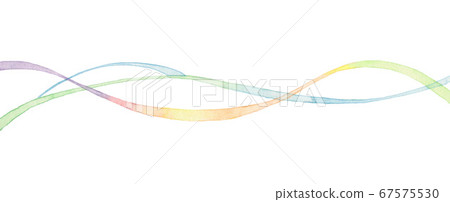 彩虹線材料，波浪形 67575530