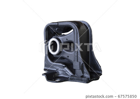 New rubber engine mount isolate on white 67575850