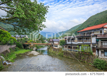 Ogawa mountain front gate post town Dorakawa hot spring Ogawa mountain front gate post town Dorakawa hot spring 67576845