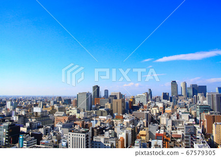 Scenery of Nagoya City, Nagoya Ekimae Buildings and its surroundings 67579305