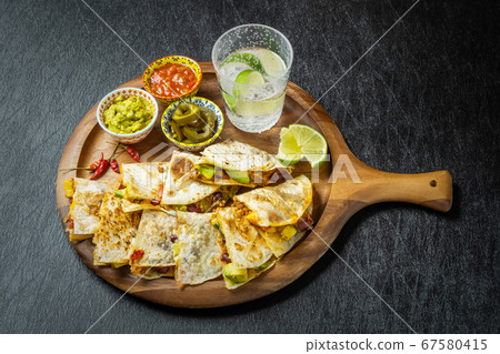 Mexican taco sandwich (Quesadilla), Quesadilla 67580415