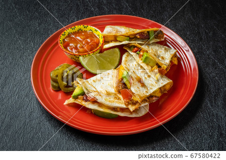 Mexican taco sandwich (Quesadilla), Quesadilla 67580422