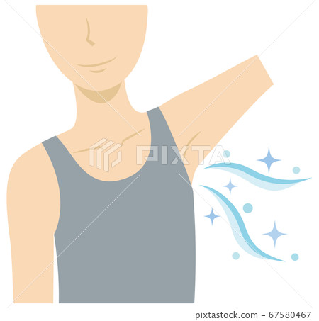 Men with clean underarms, improved armpits and... - Stock Illustration ...