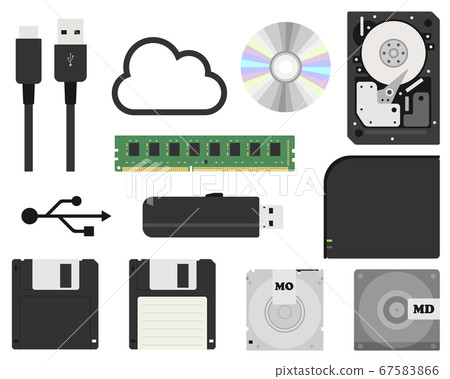 Storage media/storage - Stock Illustration [67583866] - PIXTA