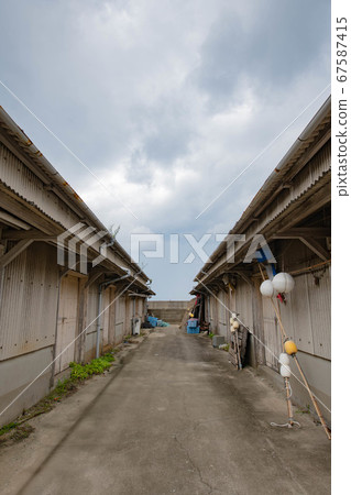 Scenery of fishing port Scenery of fishing port 67587415