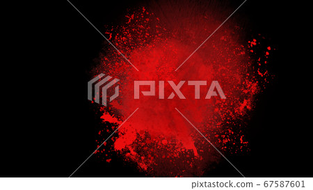 Bloody red liquid splash image Bloody red liquid splash image 67587601