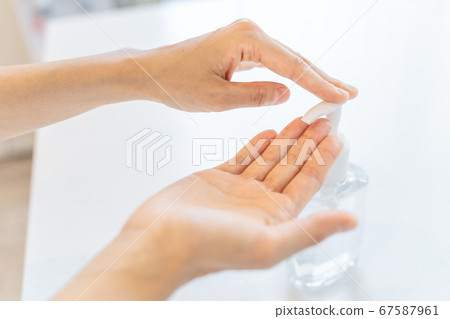 Alcohol disinfection hand wash 67587961