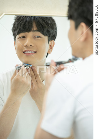 生活方式，美容，男人 67588316
