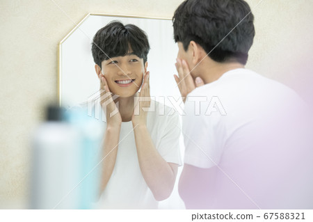生活方式，美容，男人 67588321