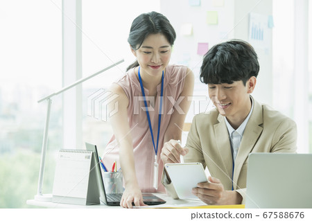 Business, two, young 67588676