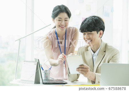 Business, two, young 67588678