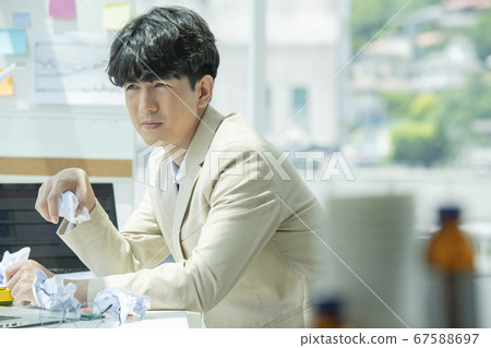 Business, 1 person, fatigue 67588697