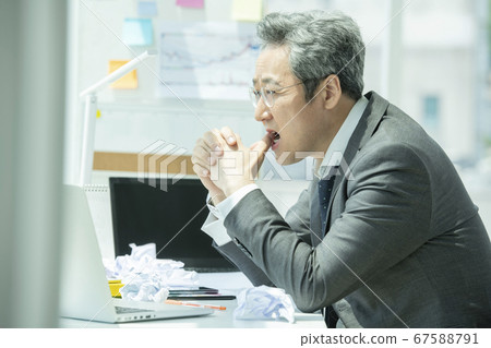 Business, 1 person, fatigue 67588791