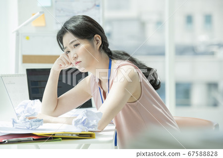 Business, 1 person, fatigue 67588828