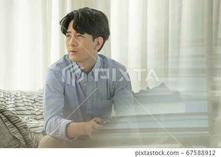 生活方式，放鬆，男人 67588912