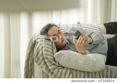 生活方式，放鬆，男人 67588914