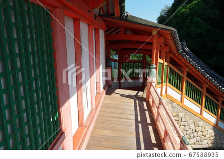 《Hiroshima Prefecture》 Bandai-ji Temple, the scenery of the Afuto Kannon 67588935