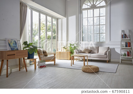 Midsummer sunny living room 67590811