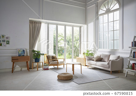 Midsummer sunny living room Midsummer sunny living room 67590815