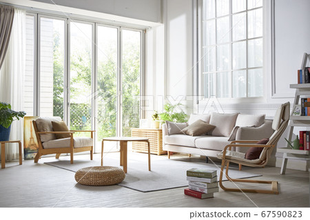 Midsummer sunny living room Midsummer sunny living room 67590823