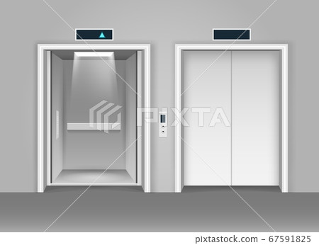 Realistic steel elevators 67591825