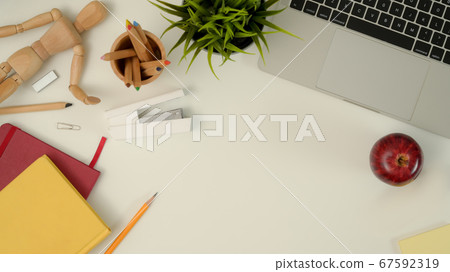 Mock up scene creator with laptop, stationery, Mock up scene creator with laptop, stationery, 67592319