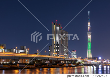 View of Tokyo Sky Tree from Shioiri Park View of Tokyo Sky Tree from Shioiri Park 67592424