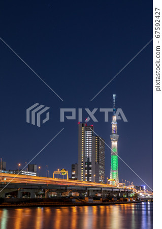 View of Tokyo Sky Tree from Shioiri Park View of Tokyo Sky Tree from Shioiri Park 67592427