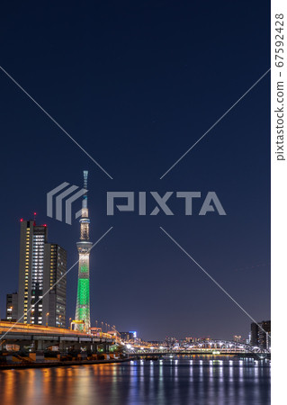 View of Tokyo Sky Tree from Shioiri Park View of Tokyo Sky Tree from Shioiri Park 67592428