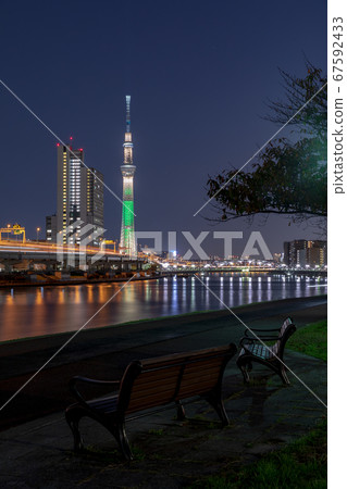 View of Tokyo Sky Tree from Shioiri Park 67592433