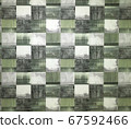 Square pattern wallpaper 67592466