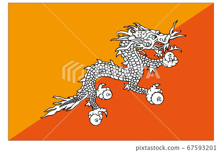 New World Flag 2:3 Ver Bhutan New World Flag 2:3 Ver Bhutan 67593201