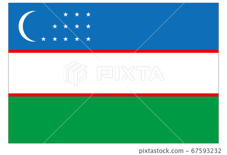 New World Flags 2:3Ver Uzbekistan 67593232