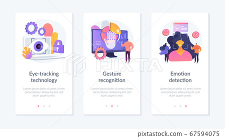 Modern sensor technologies webpage template.. Modern sensor technologies webpage template.. 67594075