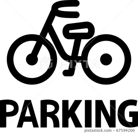 Cute mark for bicycle storage Cute mark for bicycle storage 67594200