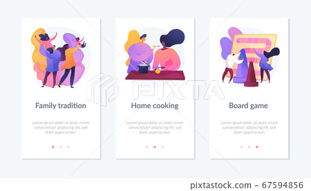 Family time app interface template. Family time app interface template. 67594856