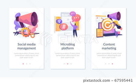 SMM app interface template. SMM app interface template. 67595441